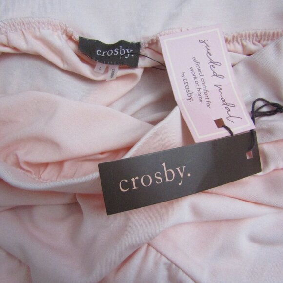 Crosby Midi Tiered Skirt Large Blush Pink Modal Feminine Modest Church Boho - Picture 9 of 10